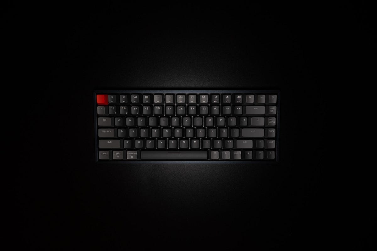 A mechanical keyboard Keychron K2