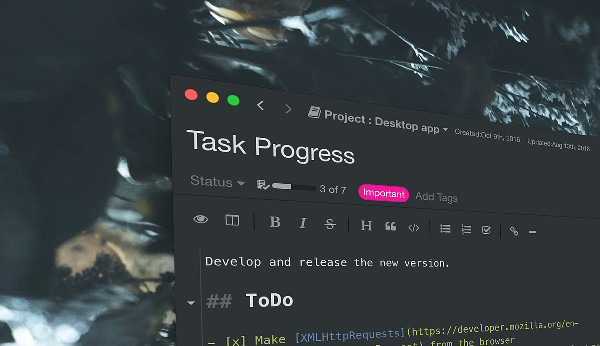 Task Progress View is Now Supported