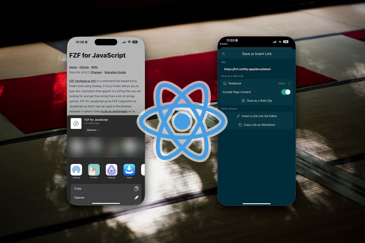 Supporting iOS Share Extensions & Android Intents on React Native