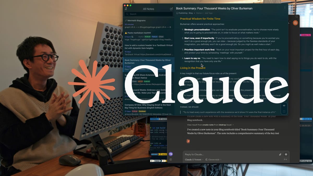 Integrating my note app with Claude's MCP